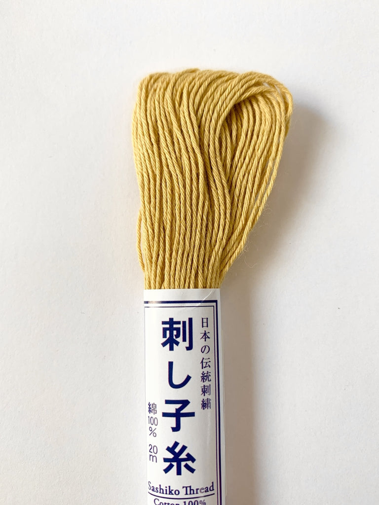 Sashiko Thread - French Mustard 5 - The Eternal Maker - UK Fabric Shop