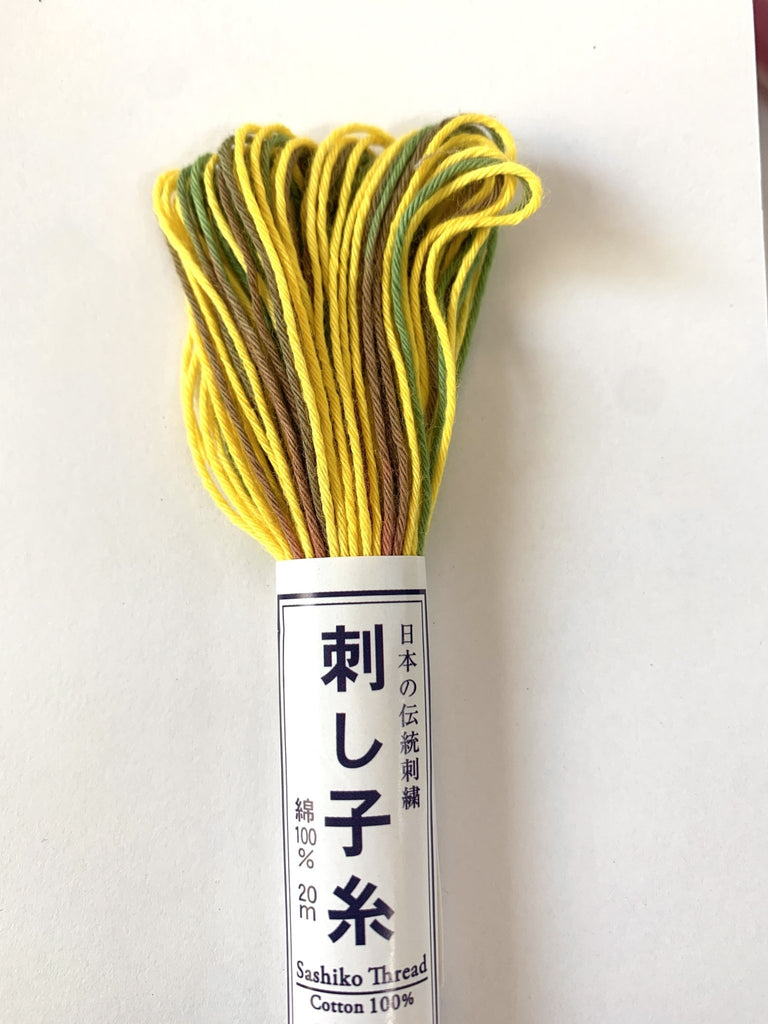 Sashiko Thread - Variegated Autumn 71 - The Eternal Maker - UK Fabric Shop