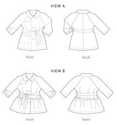 Secret Agent Trench Coat Sewing Pattern - Oliver + S - The Eternal Maker - UK Fabric Shop