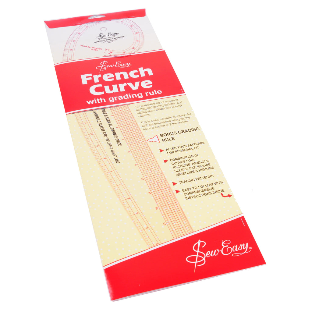 Sew Easy Rulers & Measures Imperial French Curve
