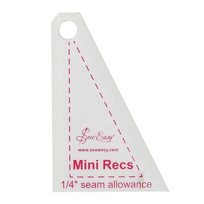 Sew Easy Rulers & Measures Mini Recs Template