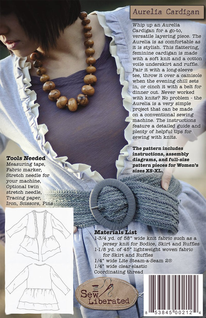 Sew Liberated Dress Patterns Aurelia Cardigan - Sew Liberated - Digital Download PDF Sewing Pattern