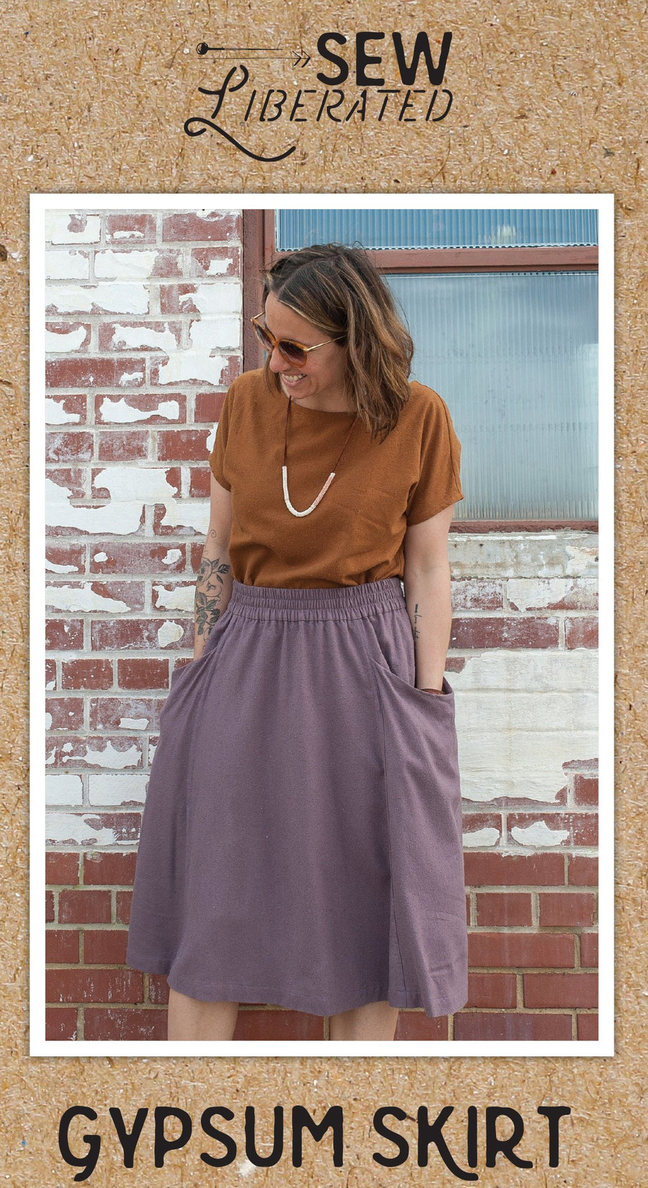 Gypsum Skirt - Sew Liberated - Digital Download PDF Sewing Pattern – The  Eternal Maker