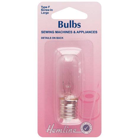 Sewing Machine Bulbs - Screw In Large - The Eternal Maker - UK Fabric Shop