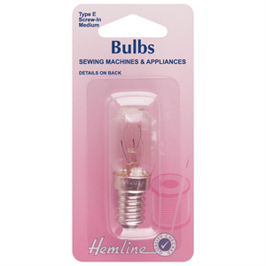 Sewing Machine Bulbs - Screw In Medium - The Eternal Maker - UK Fabric Shop