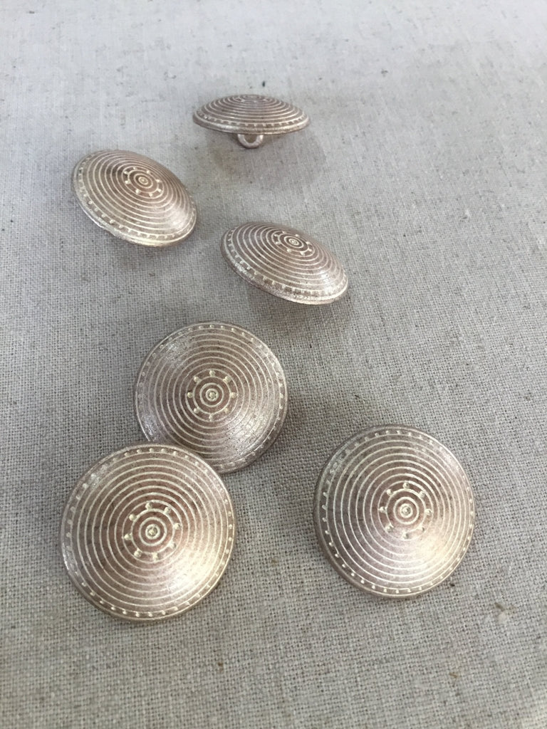 Shield Button - 25mm - Light Gold - The Eternal Maker - UK Fabric Shop