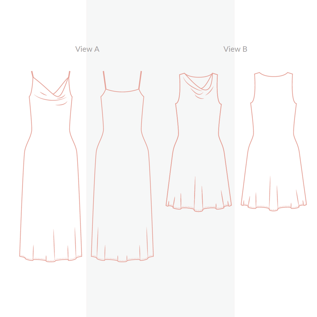 Sicily Slip Dress - Masin Sewing Patterns - Digital - The Eternal Maker - UK Fabric Shop