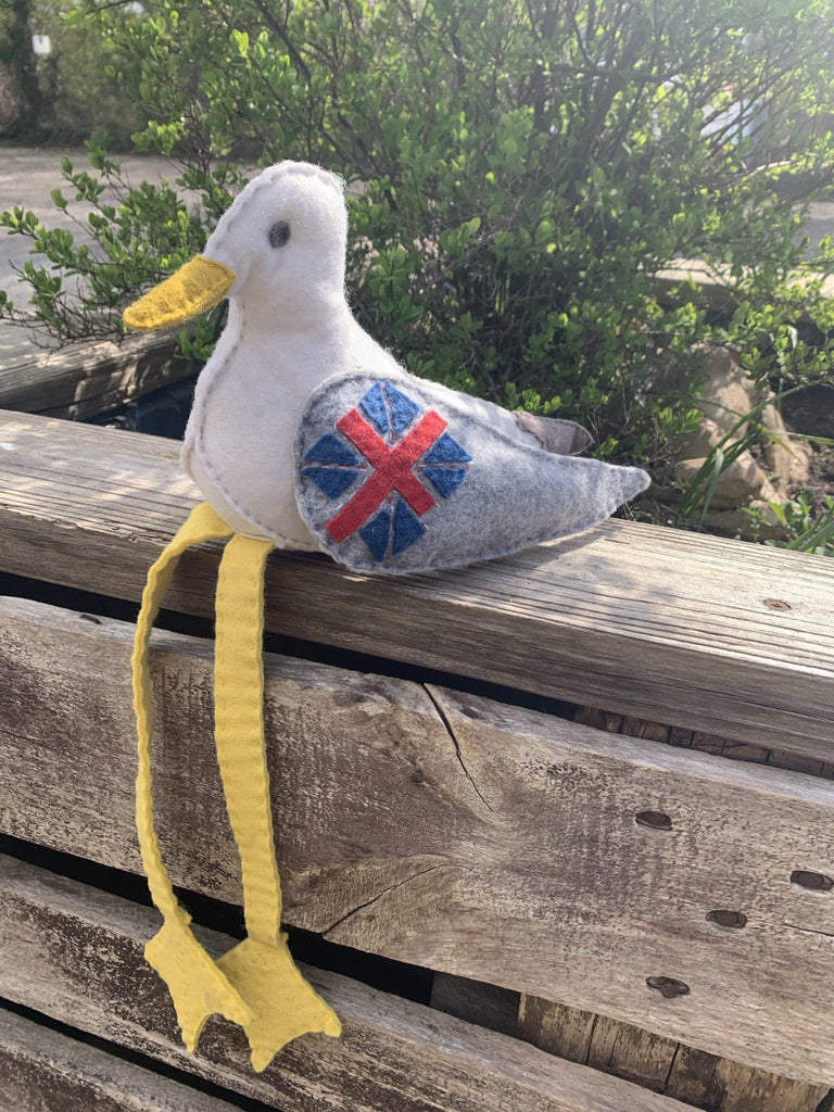 Sidney Seagull Felt Creature Digital Sewing Pattern - The Eternal Maker - UK Fabric Shop