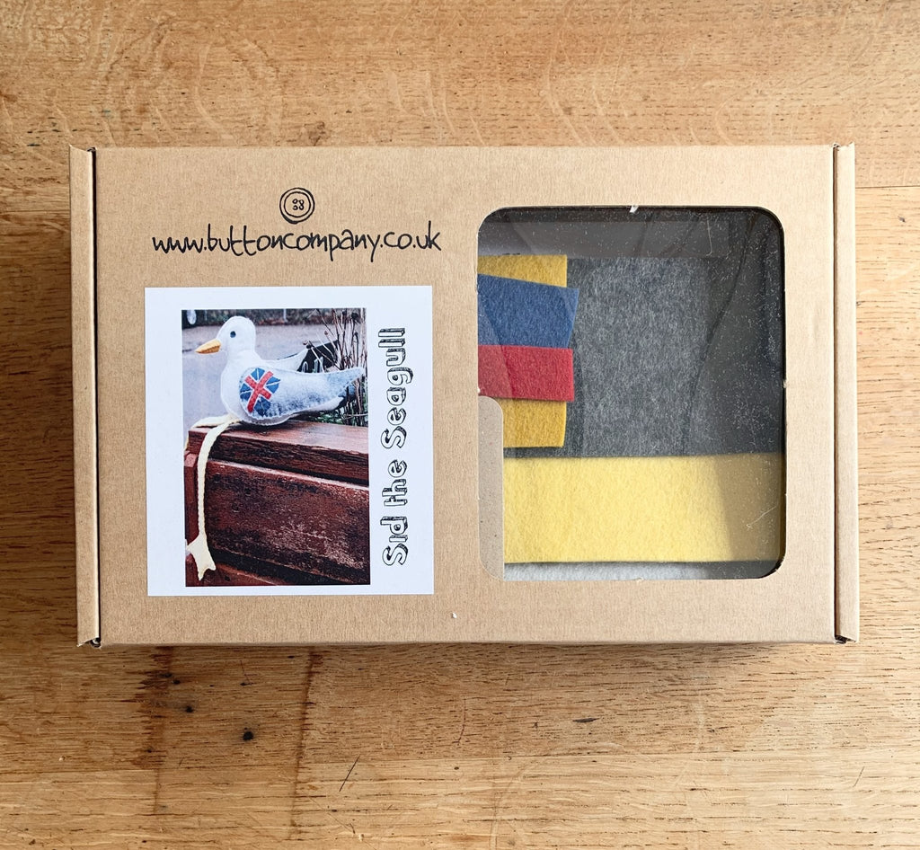 Sidney Seagull Felt Sewing Kit - The Eternal Maker - UK Fabric Shop