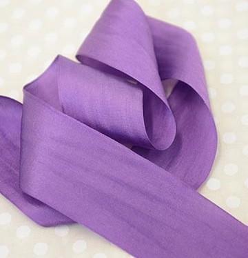 Silk Ribbon - 32mm - Purple - The Eternal Maker - UK Fabric Shop