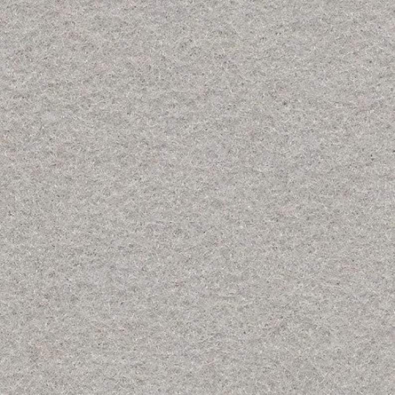 Silver Grey Woolfelt by the 10cm - The Eternal Maker - UK Fabric Shop