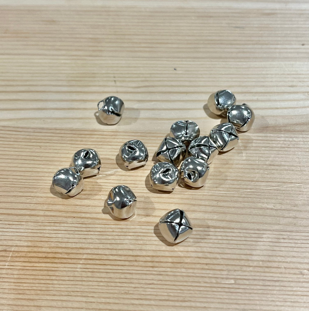 Silver Jingle Bells - 9mm - The Eternal Maker - UK Fabric Shop