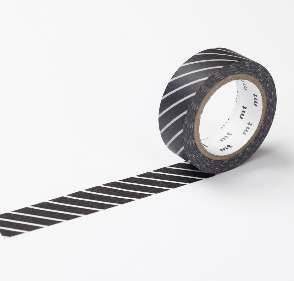 Skinny Stripe Black - Washi Tape - mt Making Tape - The Eternal Maker - UK Fabric Shop