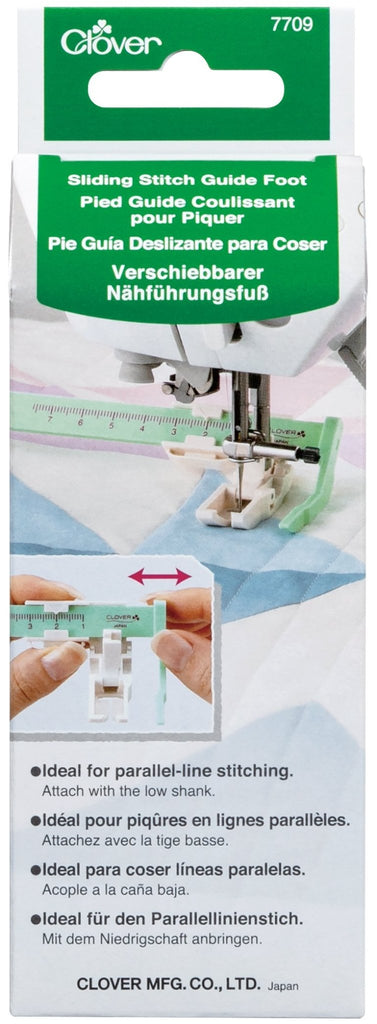 Sliding Stitch Guide Foot - Clover - The Eternal Maker - UK Fabric Shop