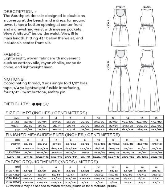 Southport Dress - True Bias Patterns - The Eternal Maker - UK Fabric Shop