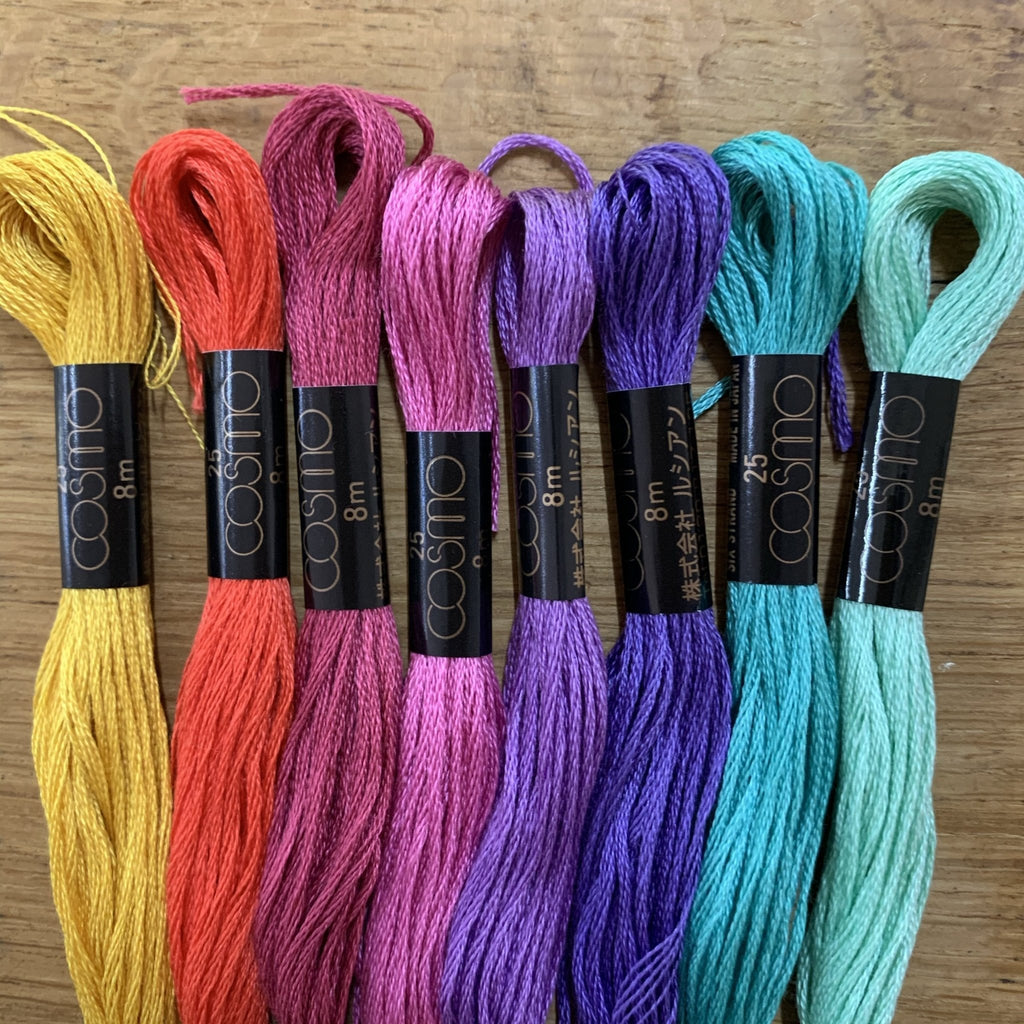 Spectrum - Lecien Cosmo Embroidery Thread Set - The Eternal Maker - UK Fabric Shop