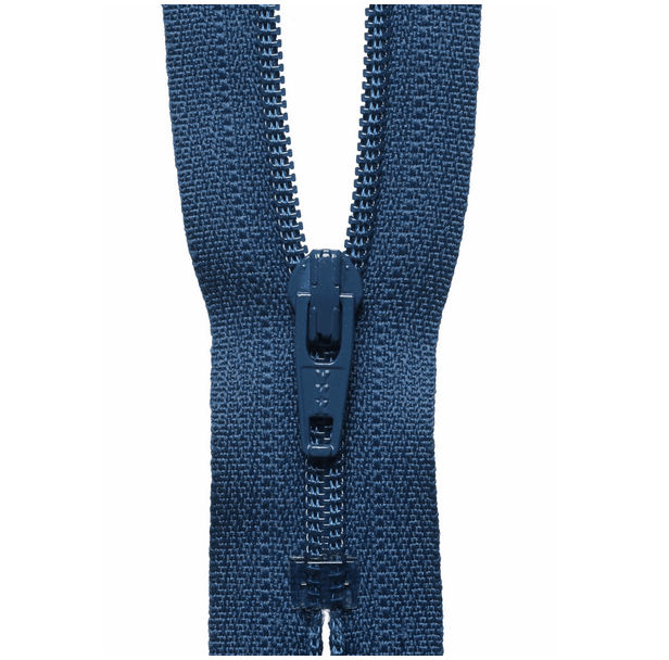 Standard Zip - 20cm/ 8" - Denim Blue 040 - The Eternal Maker - UK Fabric Shop