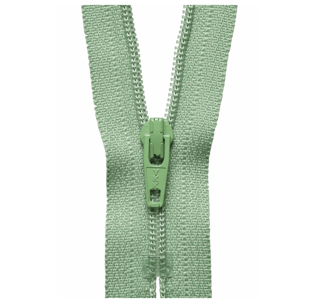 Standard Zip - 20cm/ 8" - Sage 100 - The Eternal Maker - UK Fabric Shop