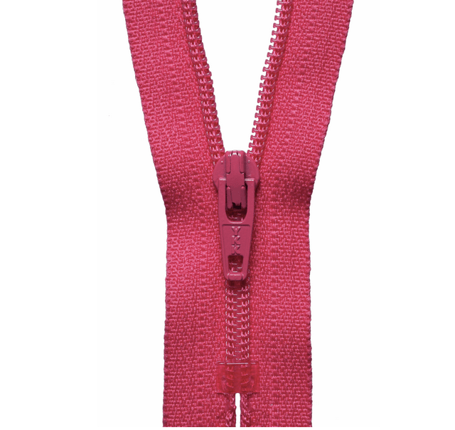 Standard Zip - 20cm/ 8" - Shocking Pink 516 - The Eternal Maker - UK Fabric Shop