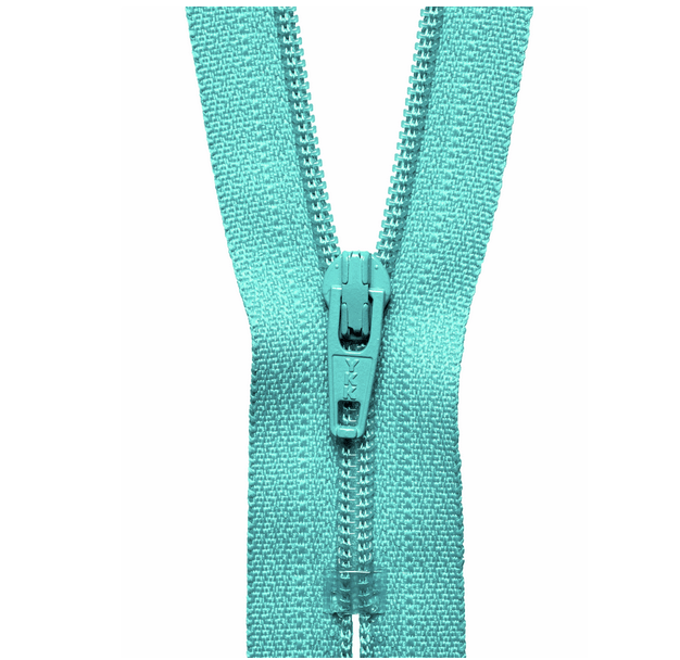 Standard Zip - 20cm/ 8" - Turquoise 370 - The Eternal Maker - UK Fabric Shop