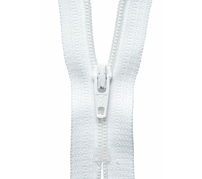 Standard Zip - 41cm/ 16" - White 501 - The Eternal Maker - UK Fabric Shop