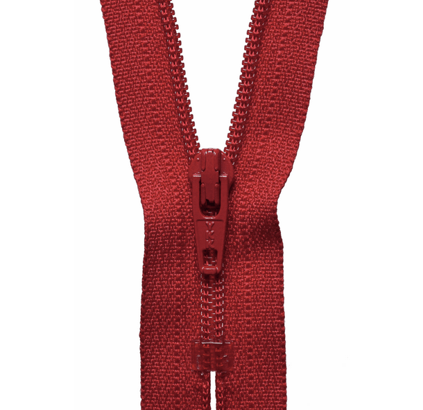 Standard Zip - 56cm/ 22" - 519 Red - The Eternal Maker - UK Fabric Shop
