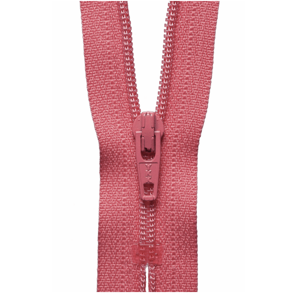 Standard Zip - 56cm/ 22" - Coral Pink 338 - The Eternal Maker - UK Fabric Shop