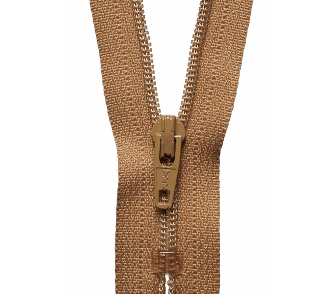 Standard Zip - 56cm/ 22" - old gold 508 - The Eternal Maker - UK Fabric Shop