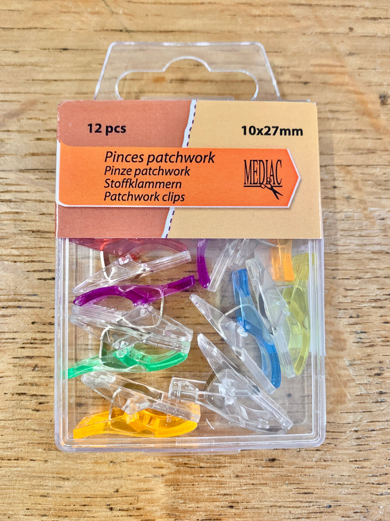 Stephanoise Needles and Pins Patchwork Clips (12 pcs)