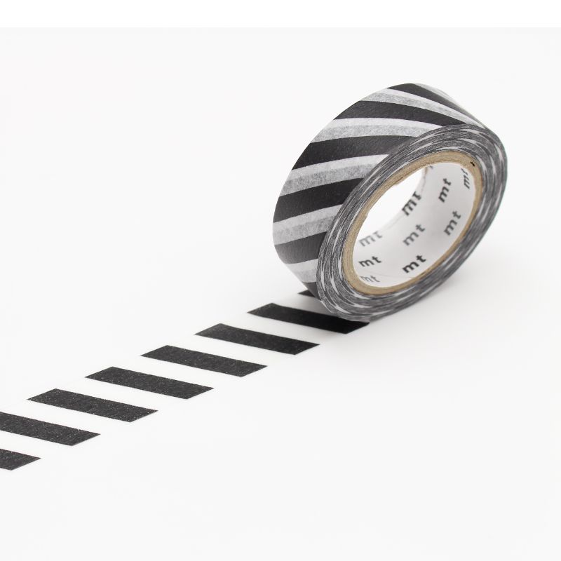 Stripe Black - Washi Tape - mt Making Tape - The Eternal Maker - UK Fabric Shop