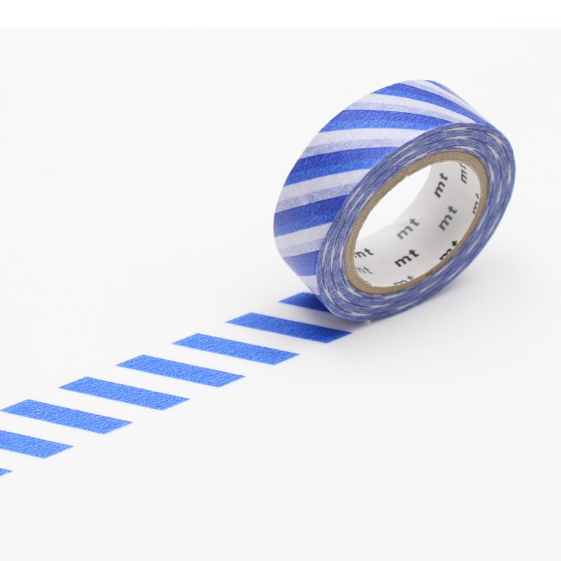 Stripe Blue - Washi Tape - mt Making Tape - The Eternal Maker - UK Fabric Shop