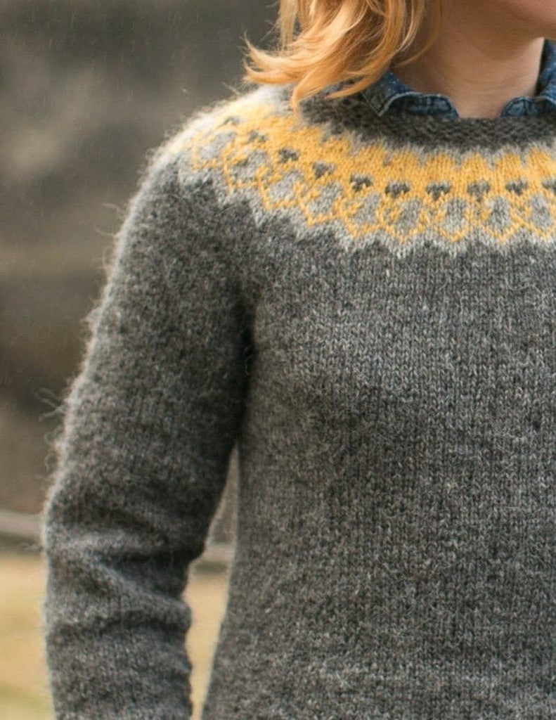 Strokkur - Knitted Jumper Pattern for Aran Yarn by Ysolda - The Eternal Maker - UK Fabric Shop