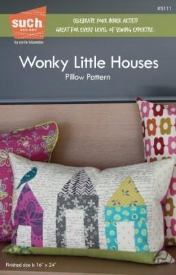 Such Designs Homewares Patterns Wonky Little Houses Pillow Pattern - Such Designs
