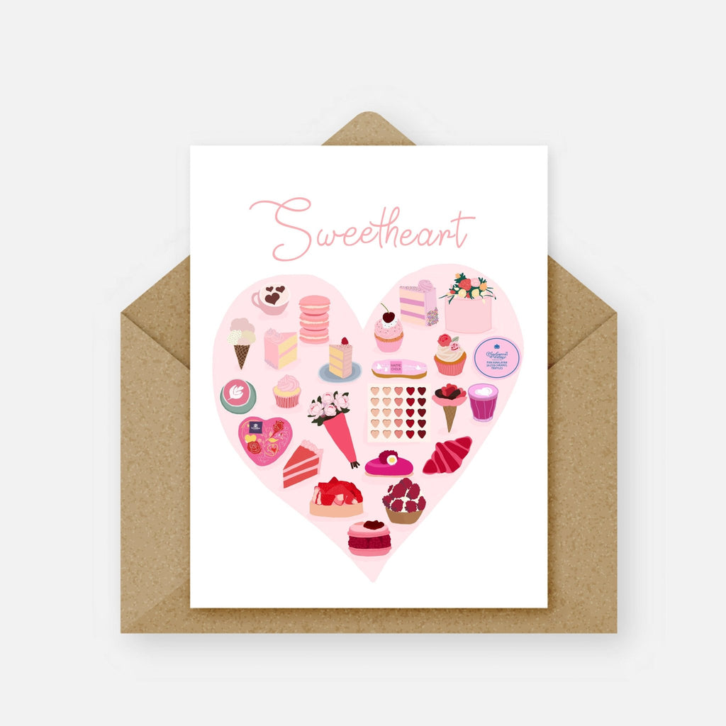 Sweetheart - Greetings Card - The Eternal Maker - UK Fabric Shop