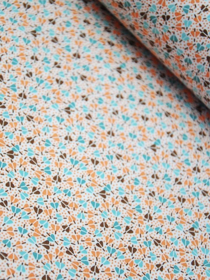 Sweethearts Mango Floral - Darlene Zimmerman - Robert Kaufman - The Eternal Maker - UK Fabric Shop