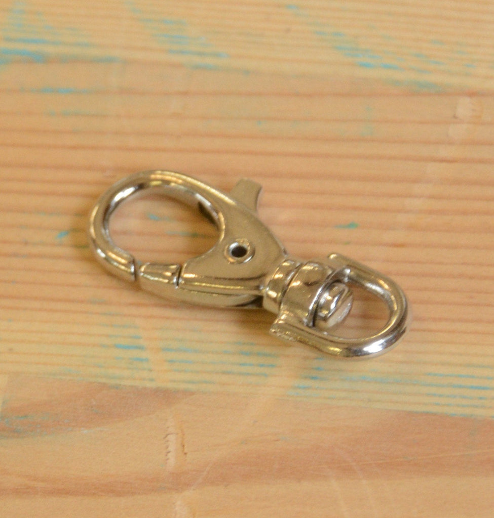 Swivel Clip - Silver - 40mm x 15mm - The Eternal Maker - UK Fabric Shop