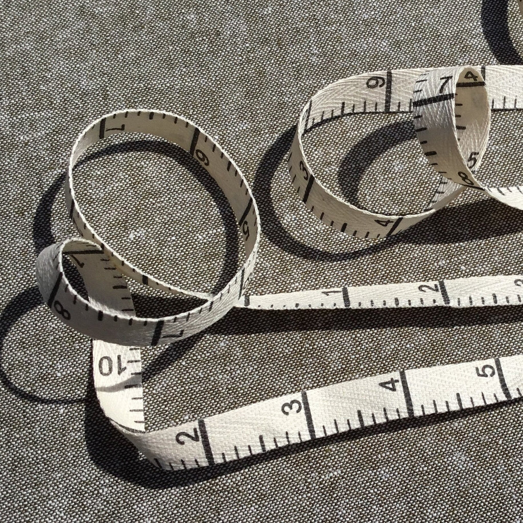 Tape measure ribbon - 10mm ribbon - The Eternal Maker - UK Fabric Shop