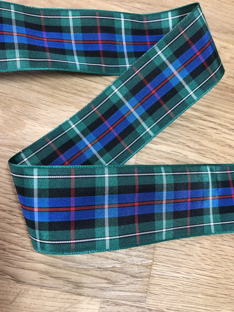 Tartan Ribbon - Rose - 40mm - The Eternal Maker - UK Fabric Shop