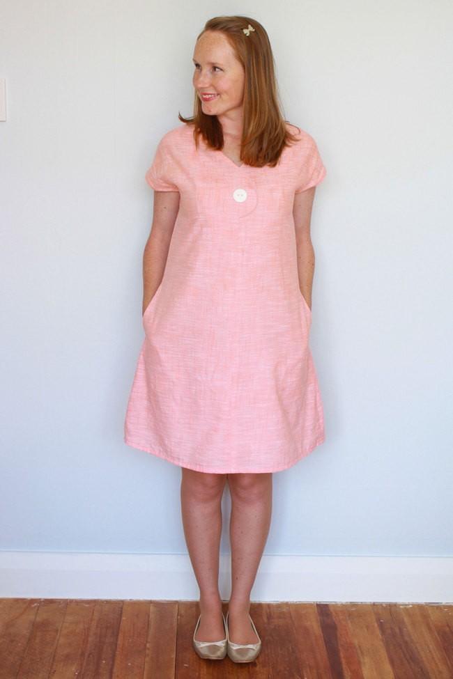 The Afternoon Blouse and Shift Dress - Jennifer Lauren Handmade - Digital PDF Download Pattern - The Eternal Maker - UK Fabric Shop