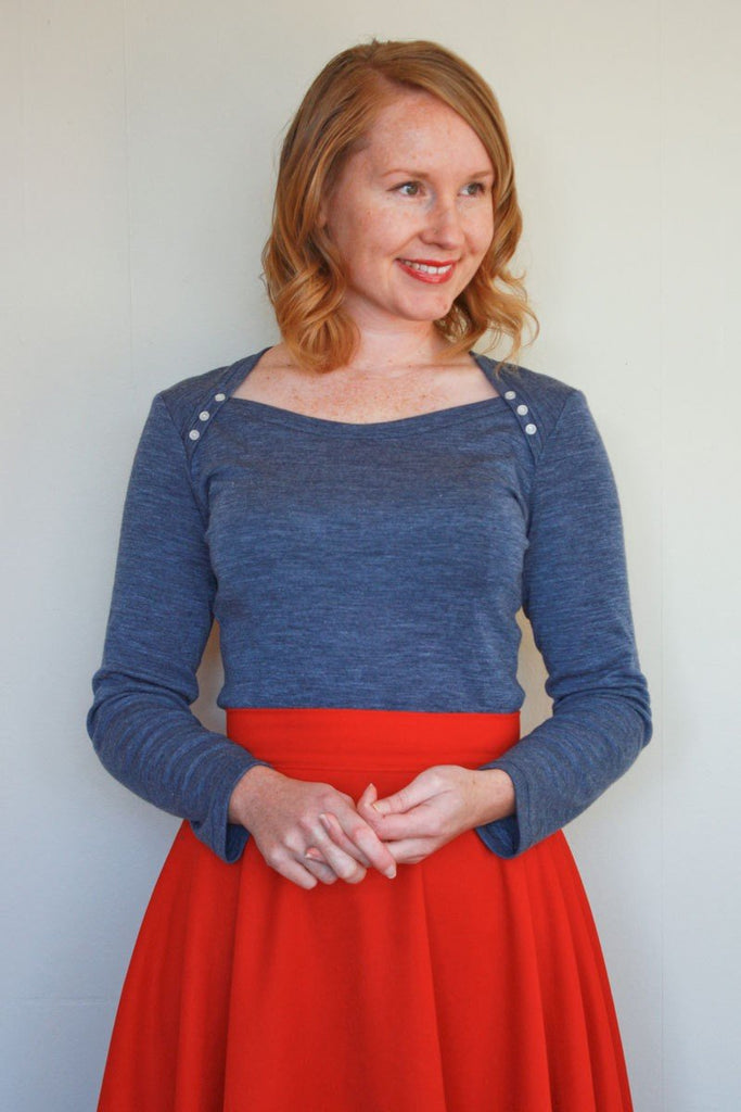 The Bronte Top - Jennifer Lauren Handmade - Digital PDF Download Pattern - The Eternal Maker - UK Fabric Shop