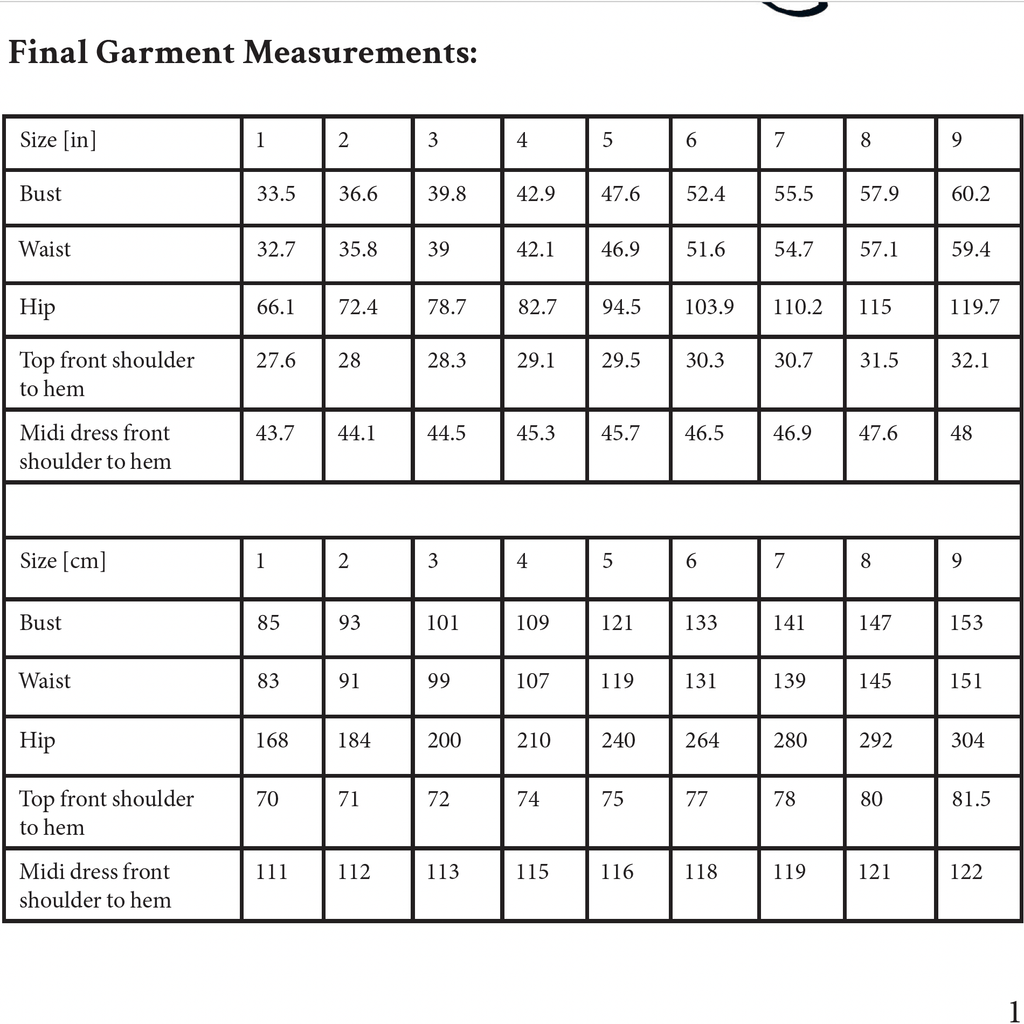 The Cloud Dress - Masin Sewing Patterns - Digital - The Eternal Maker - UK Fabric Shop