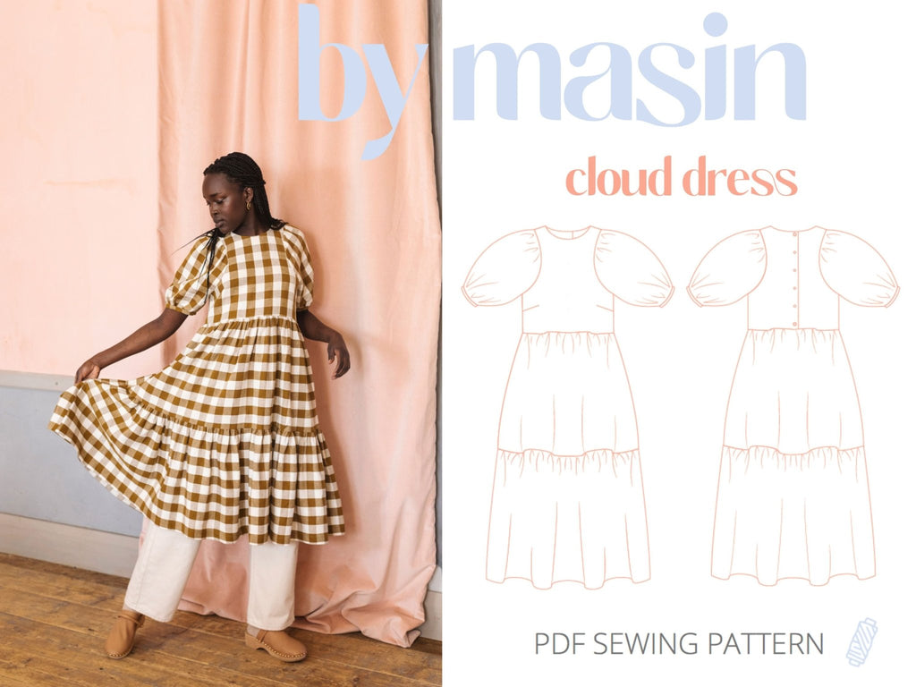 The Cloud Dress - Masin Sewing Patterns - Digital - The Eternal Maker - UK Fabric Shop