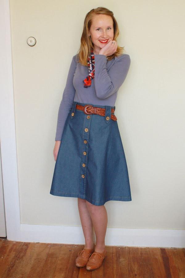 The Cressida Skirt - Jennifer Lauren Handmade - Digital PDF Download Pattern - The Eternal Maker - UK Fabric Shop