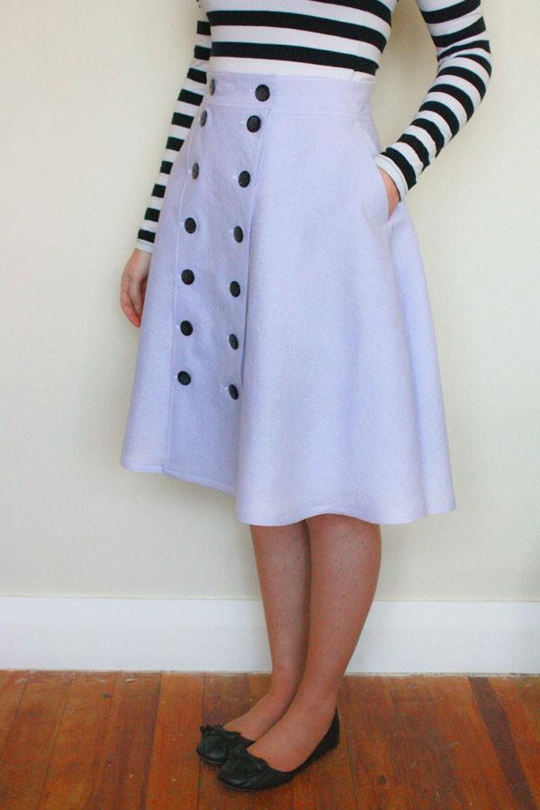 The Cressida Skirt - Jennifer Lauren Handmade - Digital PDF Download Pattern - The Eternal Maker - UK Fabric Shop