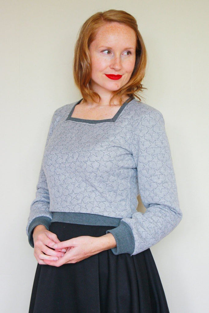 The Enid Sweater - Jennifer Lauren Handmade - Digital PDF Download Pattern - The Eternal Maker - UK Fabric Shop