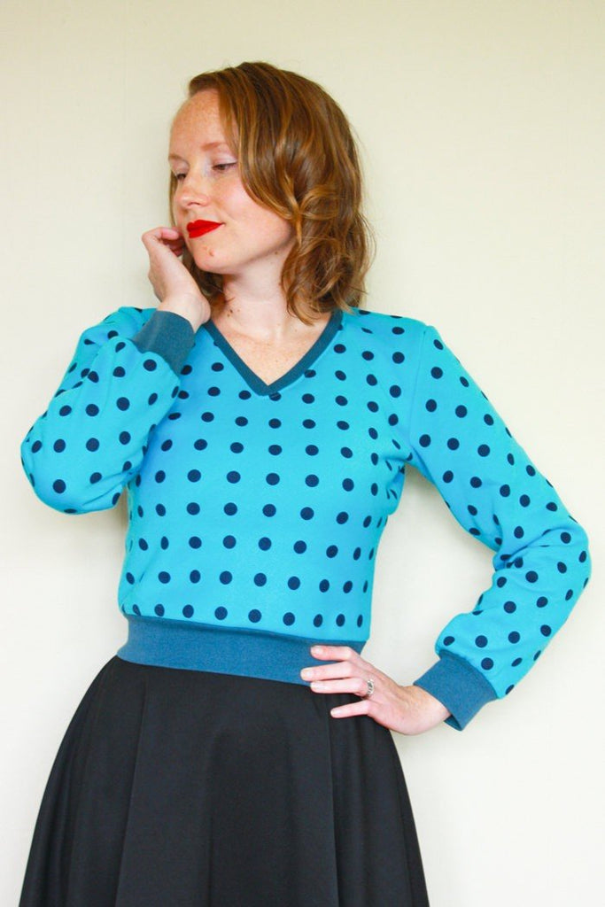 The Enid Sweater - Jennifer Lauren Handmade - Digital PDF Download Pattern - The Eternal Maker - UK Fabric Shop