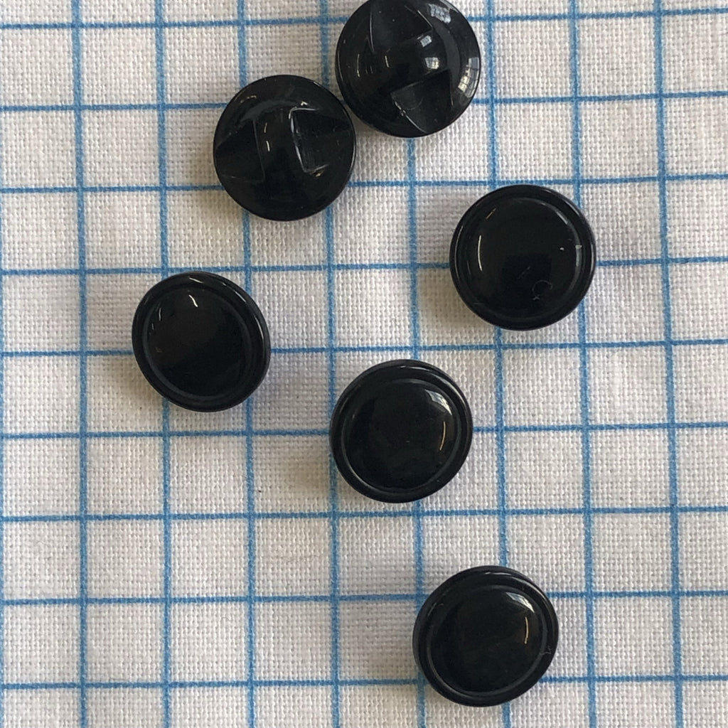 The Eternal Maker Buttons Black Shank Button - 11mm