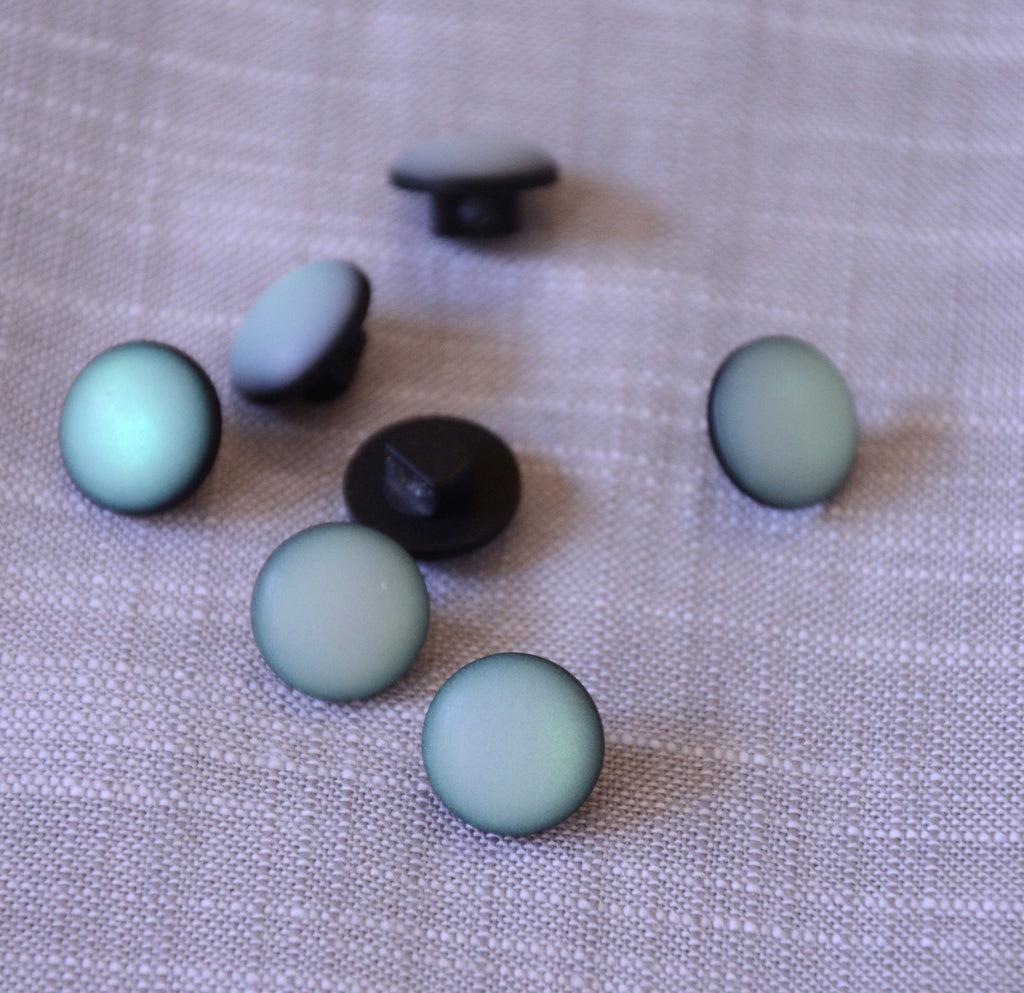 The Eternal Maker Buttons Mint Pearly Shank Button - 11mm