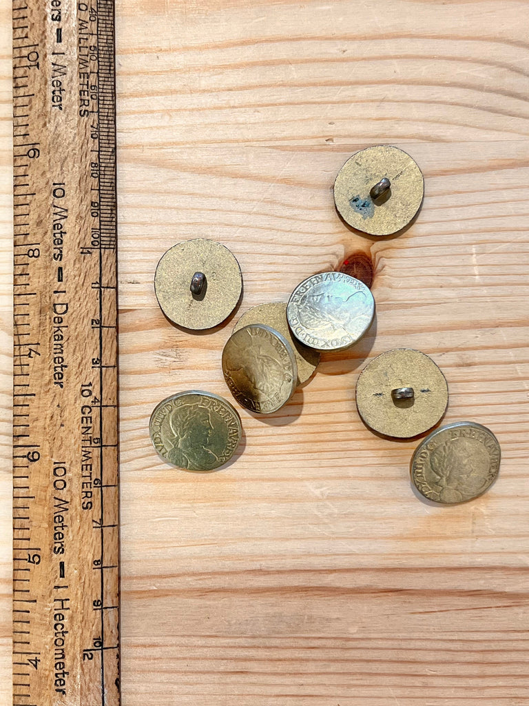 The Eternal Maker Buttons Roman Coin Button - 24mm