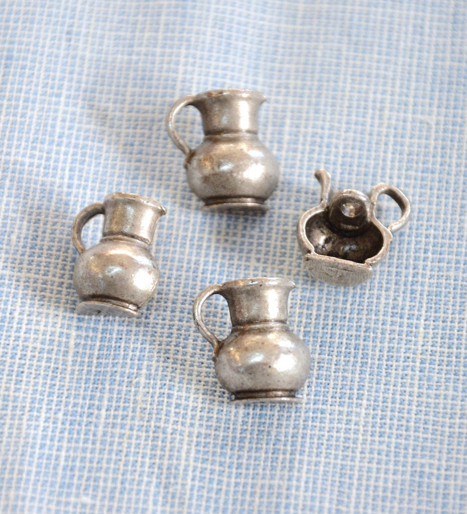 The Eternal Maker Buttons Silver Jug Shank Button